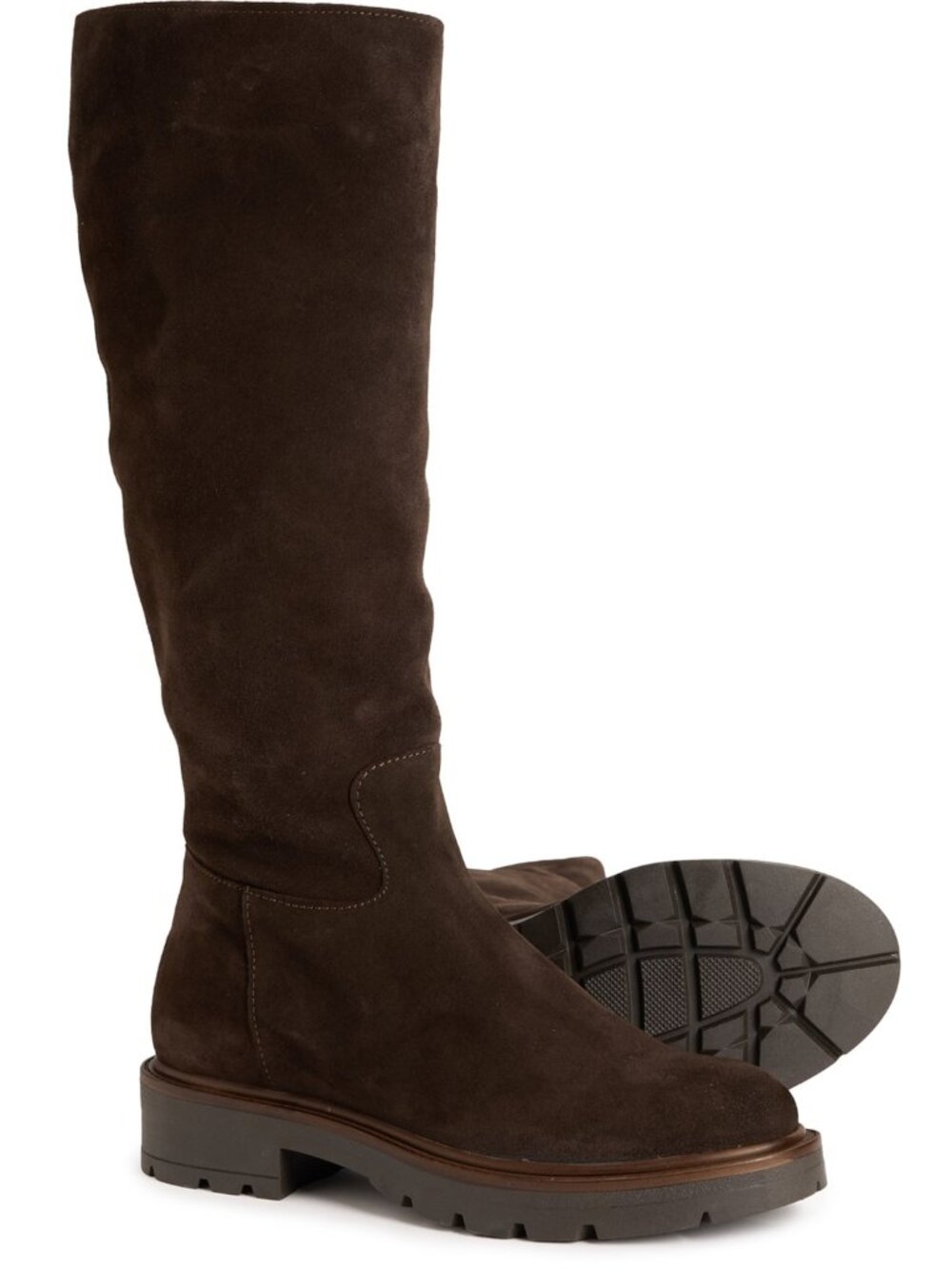 Rizzoli Made in Italy Brown Leathe Tall Boots - Leather